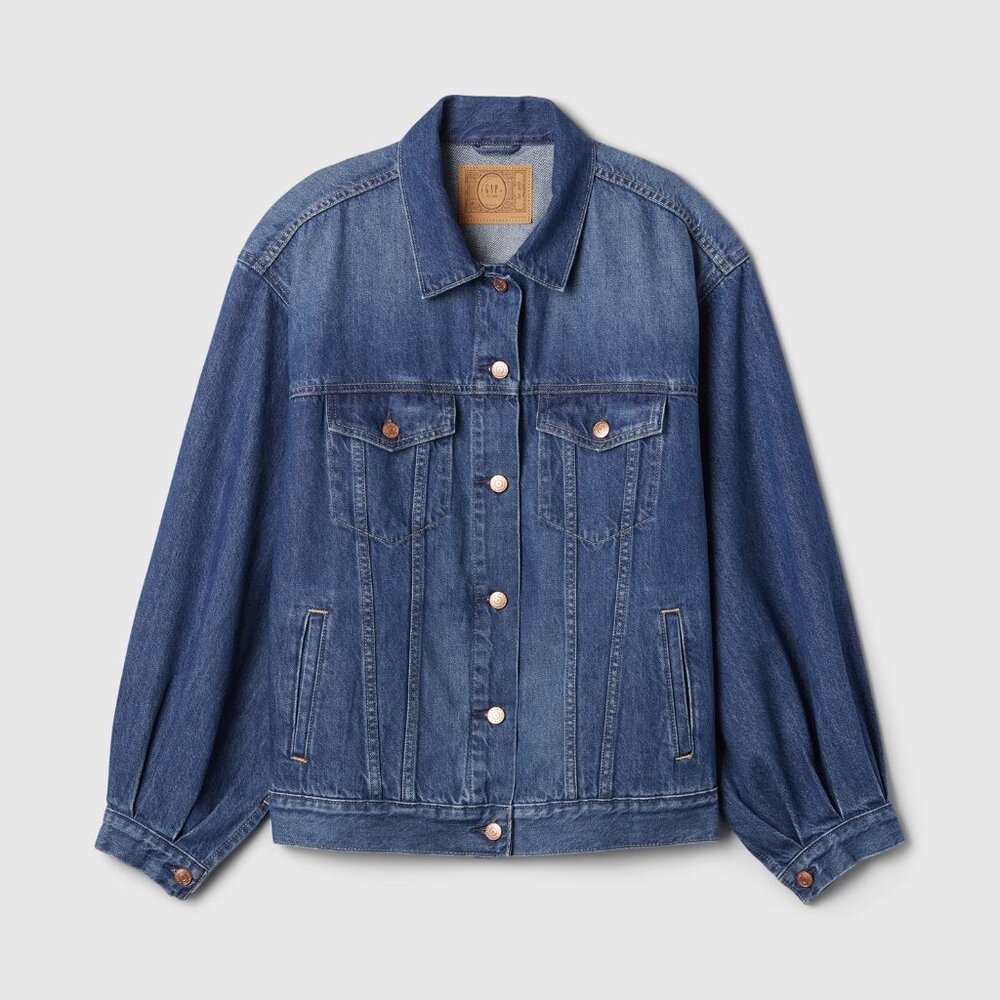 NWT Gap × DÔEN Oversized Icon Denim Jacket Size S